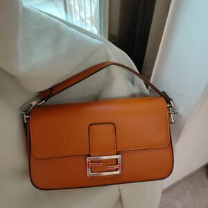 Fendi Vintage Shiny Leather Bag